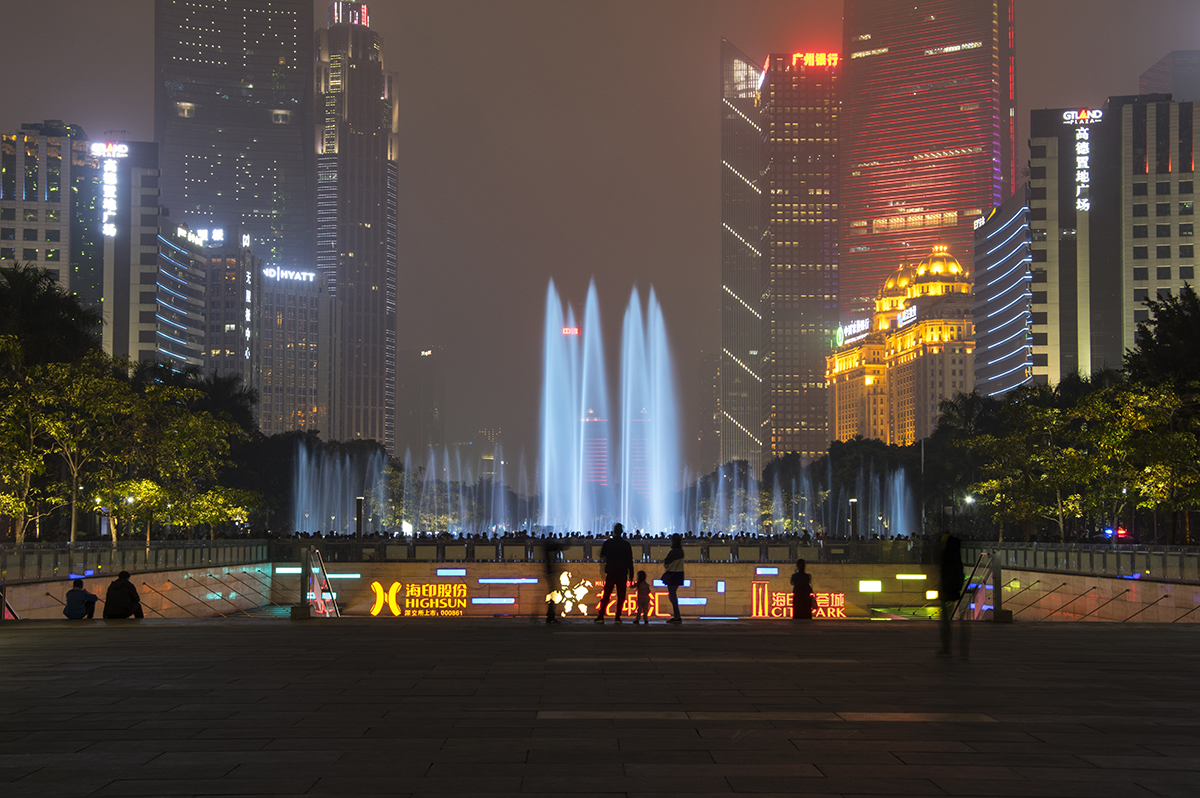 Ночной Гуанчжоу (广州 - Guangzhou) глазами чайного человека