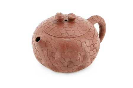 Глиняный чайник "Красный дракон", 200 мл