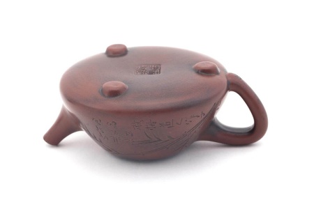 Исинский глиняный чайник «Осенний шелест листьев» мастер Ин Хуаюй, 180 мл