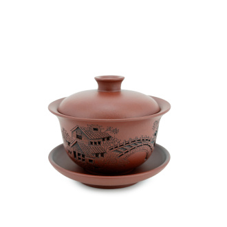 Ceramic Gaiwan from Yixing, Jiangsu "Bridges". Цена: ₽8,800 руб.