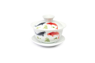 Гайвань фарфоровая "Карпы", 165 мл. Цена: 1 230 ₽ руб.