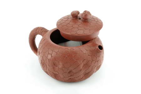 Глиняный чайник "Красный дракон", 200 мл