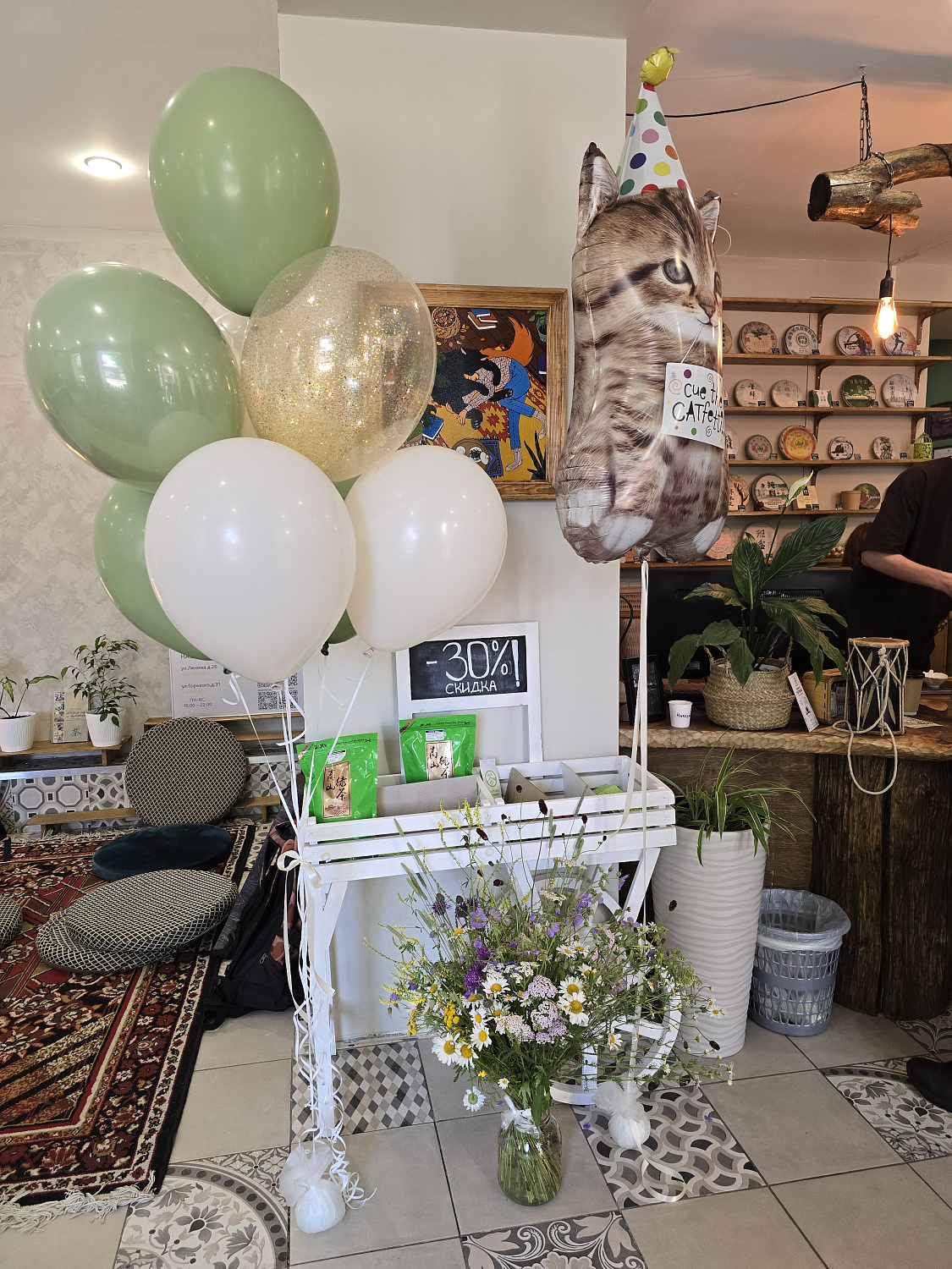 Памятная вечеринка в честь дня рождения Чайной Линии