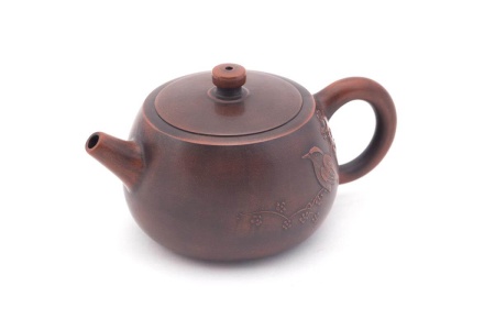 Исинский глиняный чайник «Зимородок» мастер Ин Хуаюй