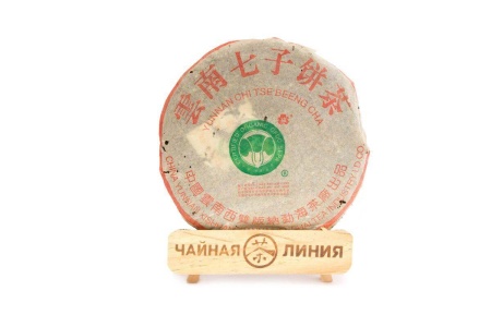 Прессованный шэн пуэр - Шэн пуэр 2002 г. марки «Даи» 357 г