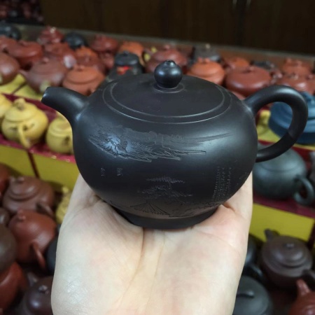 Чайник глиняный «Полночный вид»