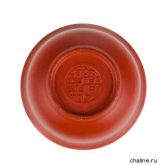 Пиала глиняная «Малая классическая красная» 28 мл  | 茶杯. Цена: 90 ₽ руб.