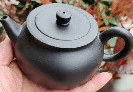 Чайник из исинской глины мастера Линь Ючжэнь «Темень»