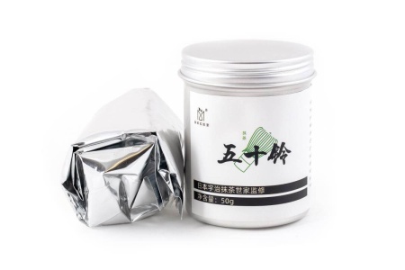 Японский молотый зелёный чай маття (матча) баночка 50 г