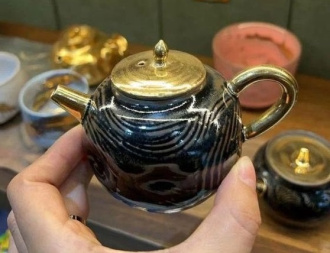 Чайник керамический "Золотая дымка". Цена: 16&nbsp;820 ₽ руб.
