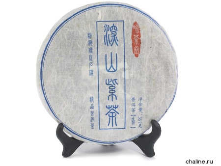 Прессованный шэн пуэр - Шэн пуэр 2009 г. «Пурпурный чай с Иу» марки «Юнчатан» 357 г