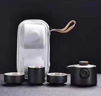 Походный чайный сервиз с сумочкой "Лакрица"