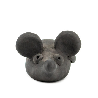 Глиняная игрушка "Мышка". Цена: 350 ₽ руб.