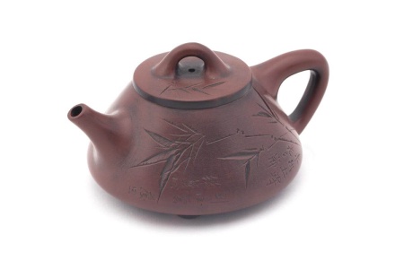 Исинский глиняный чайник «Осенний шелест листьев» мастер Ин Хуаюй, 180 мл