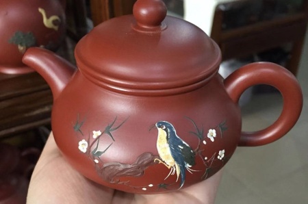 Чайник глиняный «Прекрасные трели»