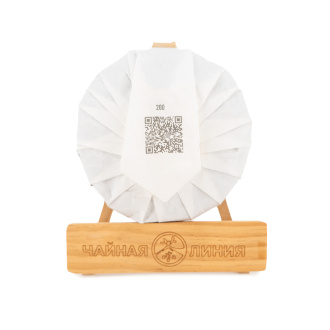 Чайная линия - Шу пуэр 2024 г. со старых деревьев гор Булан марки "Чайная Линия" 200 г, 