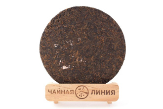 Прессованный шу пуэр - Шу пуэр 2014 г. марки «Пагода» завода «Лимин» 357 г, 