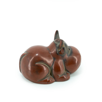 Глияная чайная игрушка из Цзяньшуй, Юньнань "Коровка". Цена: 5 330 ₽ руб.