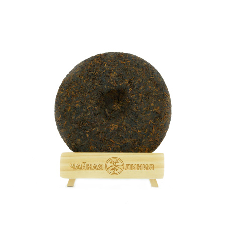 Прессованный шу пуэр - Шу пуэр 2016 г. "Старая мелодия уезда Мэнхай" марки "Кайшуньхао" 357 г, 