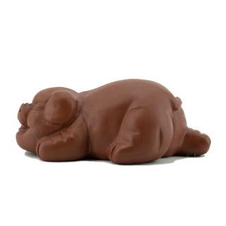 Глиняная чайная игрушка "Бурая свинка". Цена: 2 610 ₽ руб.