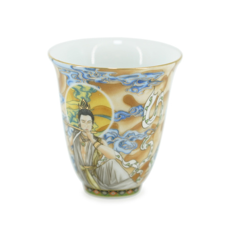 Набор фарфоровых пиал "Семейное начало", 100 мл.  | 茶杯. Цена: 4 940 ₽ руб.