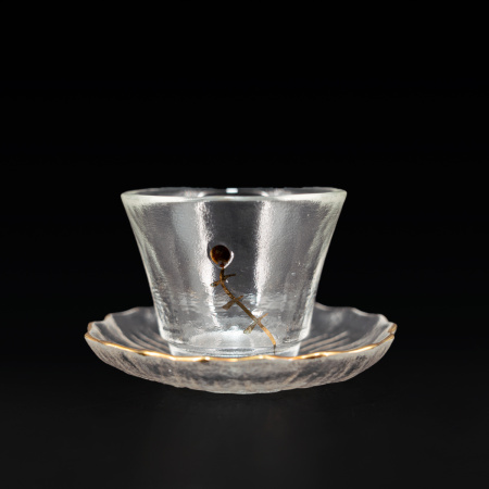 Пиала с подставкой "Ледяное озеро" 50мл  | 茶杯. Цена: 1 590 ₽ руб.