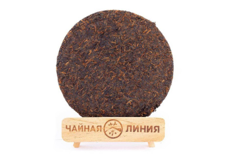 Прессованный шу пуэр - Шу пуэр 2019 г. «Золотые почки Баньчжан» завода «Чашуван» 357 г, 