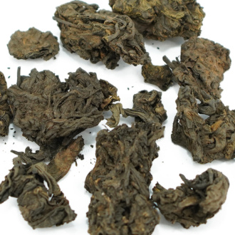 Loose Leaf Pu-erh Tea - Shu Pu'er 2019 "Jingdong Lao Cha Tou" (Old Tea Heads from Jingdong), 