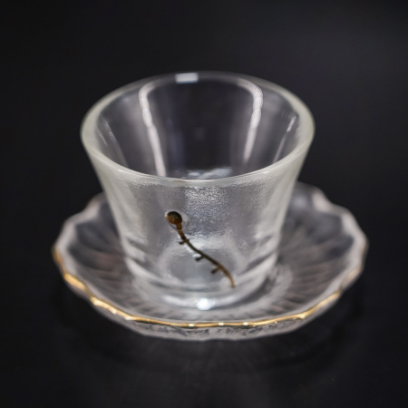 Пиала с подставкой "Ледяное озеро" 50мл  | 茶杯. Цена: 1 590 ₽ руб.