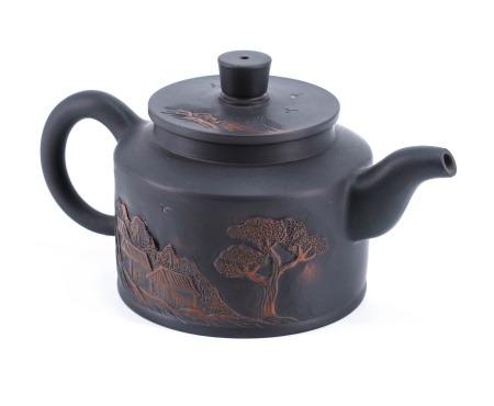 Глиняный чайник "Композиция", 195 мл. Цена: 10 370 ₽ руб.