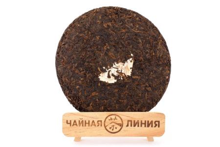 Прессованный шу пуэр - Шу пуэр 2015 г. «Иу» завода «Чжоуши» 357 г, 