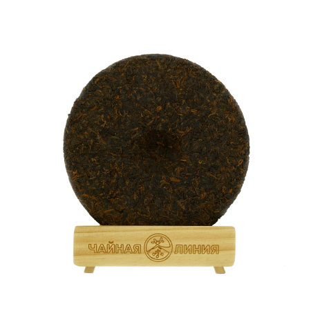 Прессованный шу пуэр - Шу пуэр 2017 г. "Гунтин Гун Бин" завода "Чашуван" 357 г, 