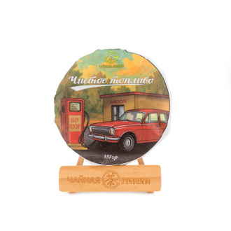 Шу пуэр с больших чайных деревьев "Чистое топливо" марки "Чайная Линия" 357 г Прессованный шу пуэр - Шу пуэр с больших чайных деревьев "Чистое топливо" марки "Чайная Линия" 357 г